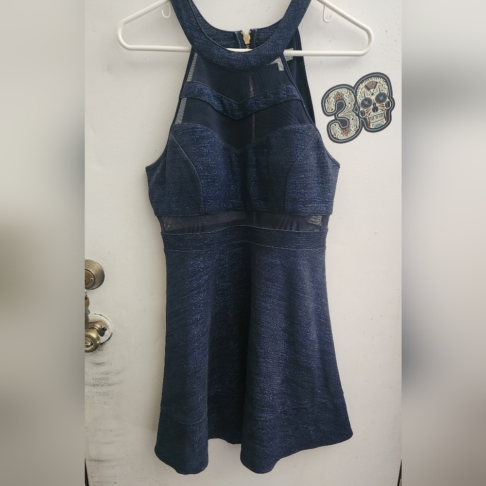 Women's Blue Dress Sparkly & Sexy